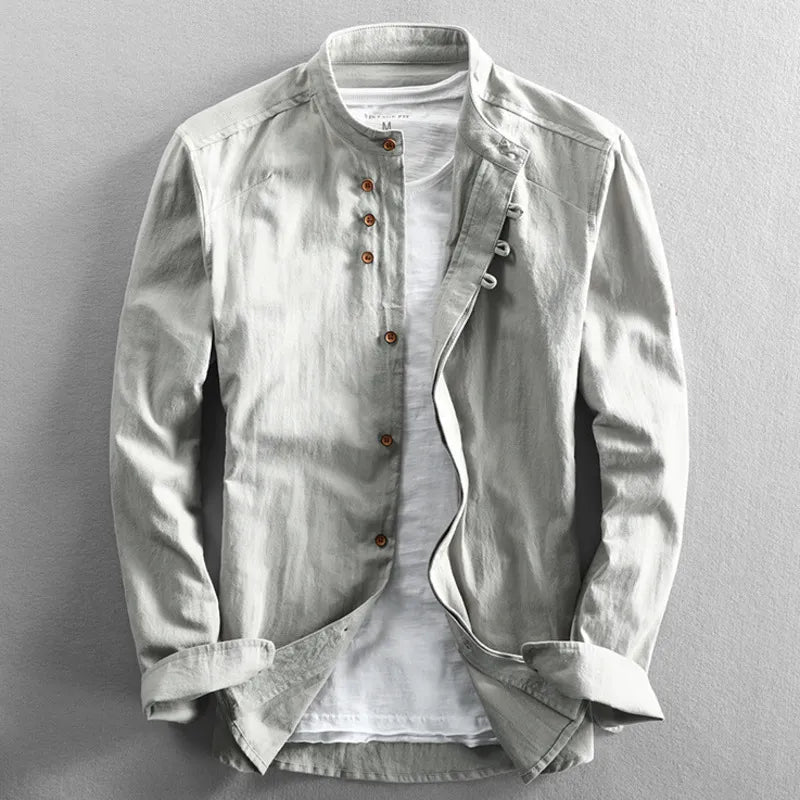 WW | Minimalistisches Kimono Hemd Für Herren