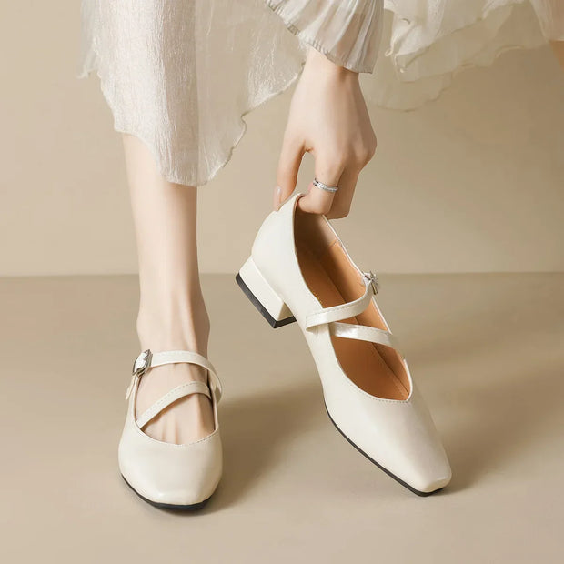 WW | Hohe Absätze Im Mary Jane Stil mit Bootsohle und Komfort