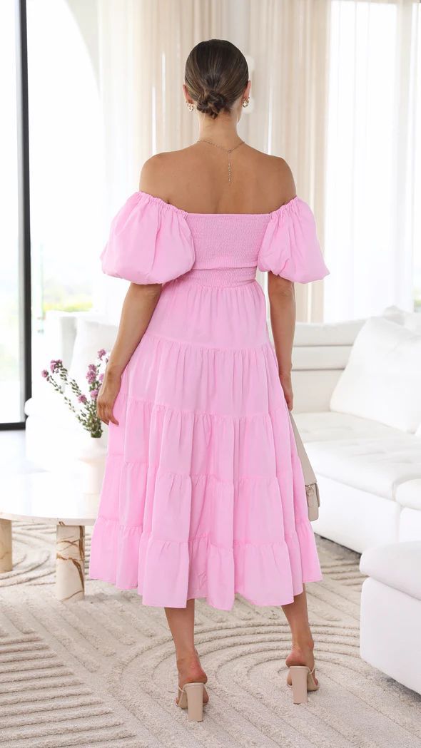 WW - Schulterfreies Midikleid
