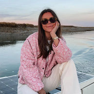 WW | Rosa Sommerjacke Mit Print