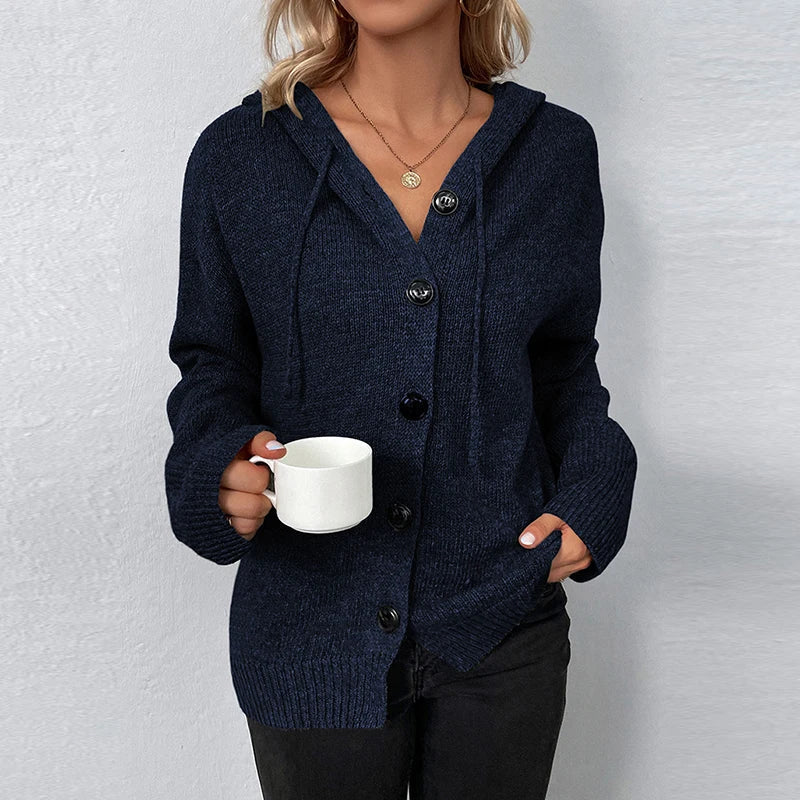 W&W Mode | Bequemer Hooded Cardigan