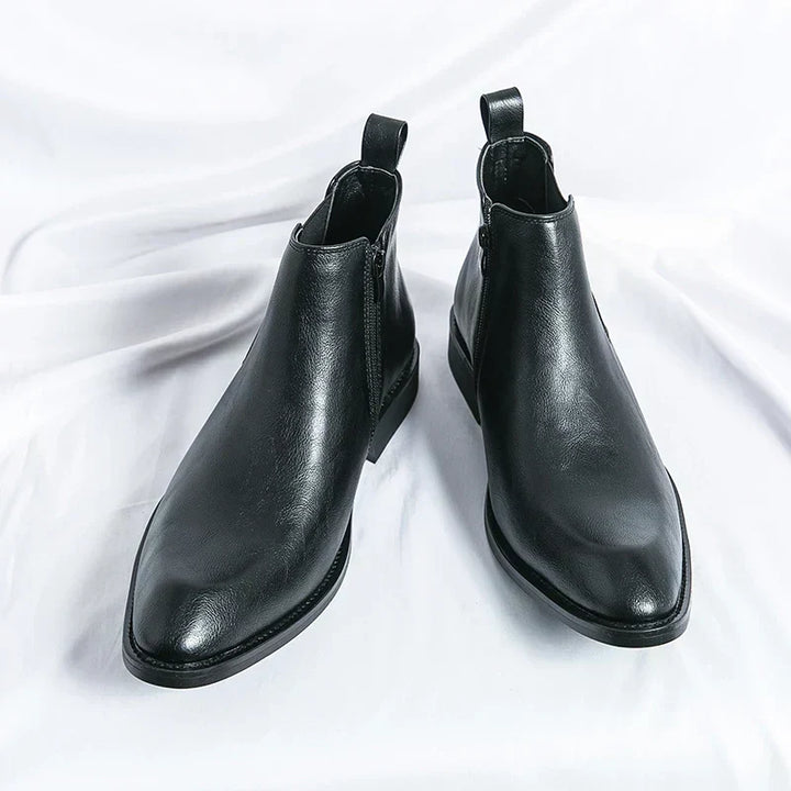 W&W Mode | Lederstiefel mit Reißverschluss