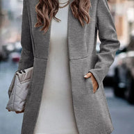 WW - Damen eleganter klassischer urbaner Mantel