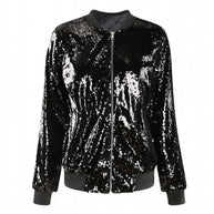 WW | Paillettenmantel Bomberjacke