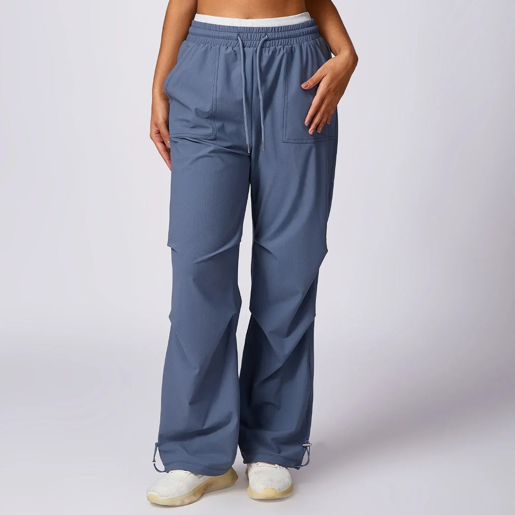 WW | Trocken Damenhose Mit Elastischem Bund Und Taschen