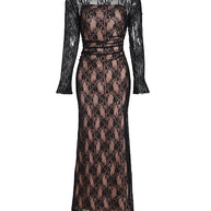 WW | Lange Spitzen Maxi Festkleid Im Set Klodina