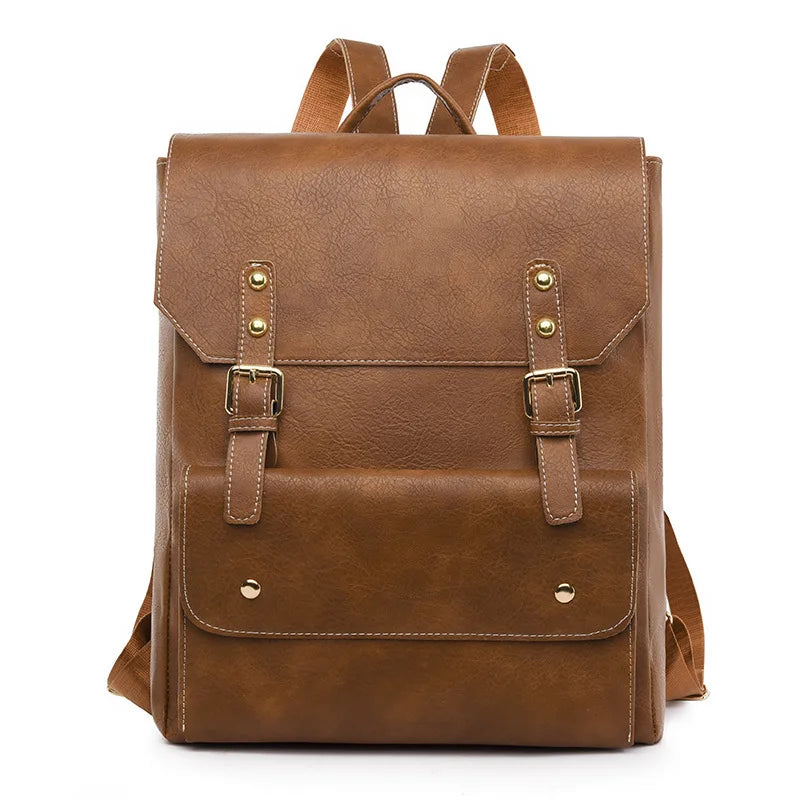 W&W Mode | Zeitlose Tasche mit Schnalle und Klappe für Reisen und Laptop
