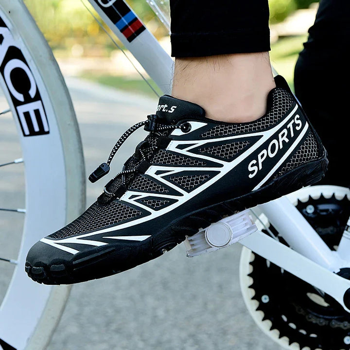 MTB- und Rennradschuhe mit rutschfester Sohle