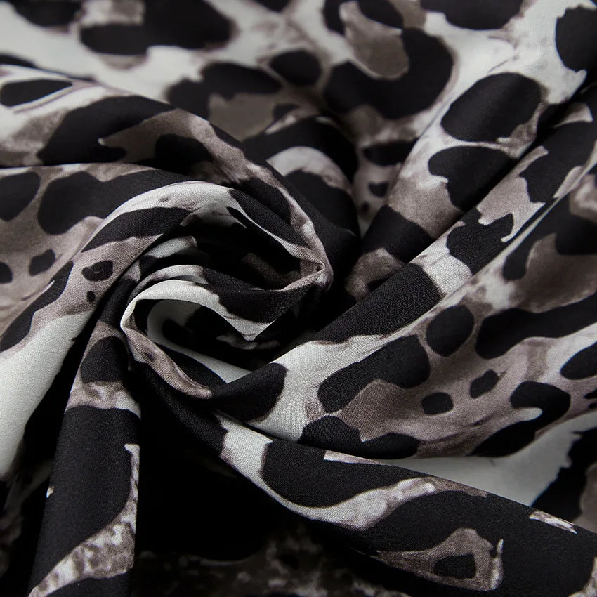 WW | Weite Hose mit Leopardenmuster
