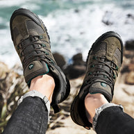 WW | Niedrig Wasserabweisende Wanderschuhe Mit Robuster Sohle Für Herren