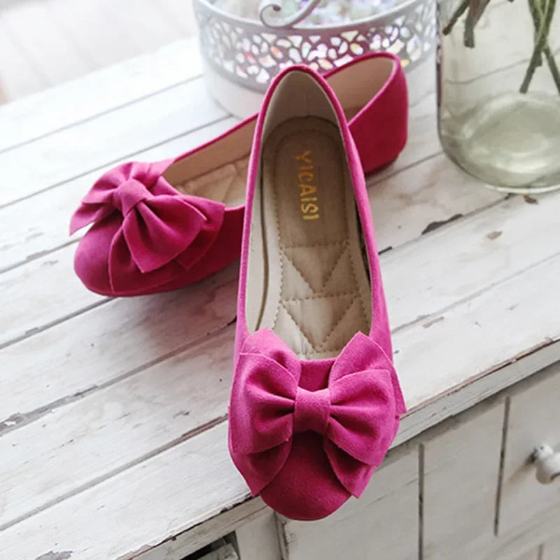 WW | Damen Komfortable & Stilvolle Freizeitslipper Mit Schleife