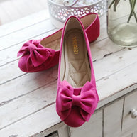 WW | Damen Komfortable & Stilvolle Freizeitslipper Mit Schleife
