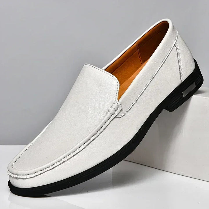W&W Mode | Stilvolle Slip on Büro Leder Männer Schuhe