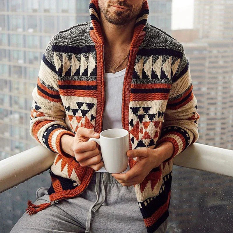 W&W Mode - Herren Strickmantel