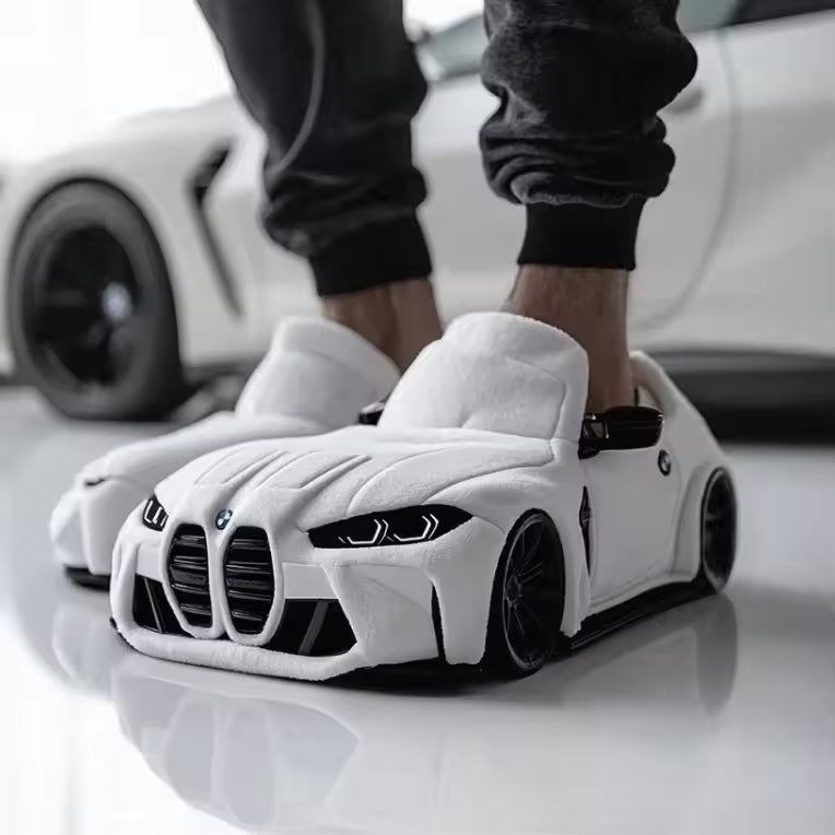 WW | Auto Inspiriert Gestaltung Pantoffeln mit Rutschfester Sohle für Maximalen Komfort