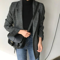 WW | blazer mit karierter jacke