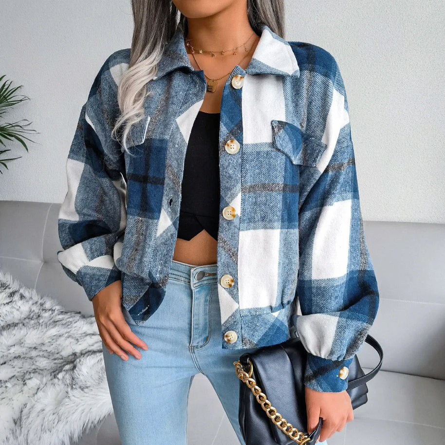Karo-Wolljacke
