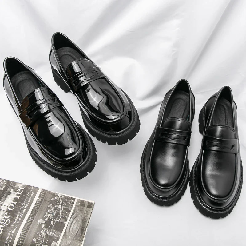 WW | Premium Geschäftliche Herren Loafers Hohe Sohle