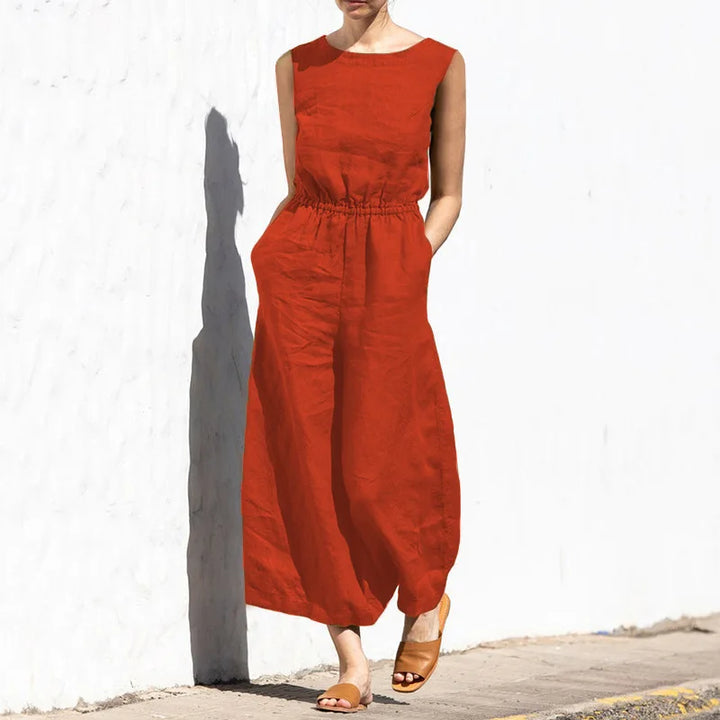 W&W Mode | Baumwoll Leinen Overall