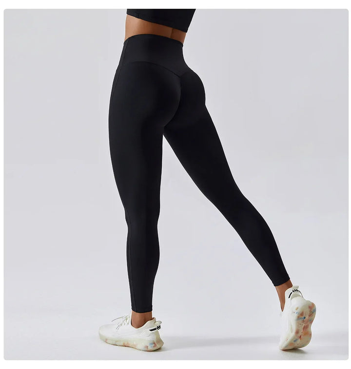 W&W Mode | Atmungsaktive Push-up Yoga Leggings Mit Pfirsich Hebung