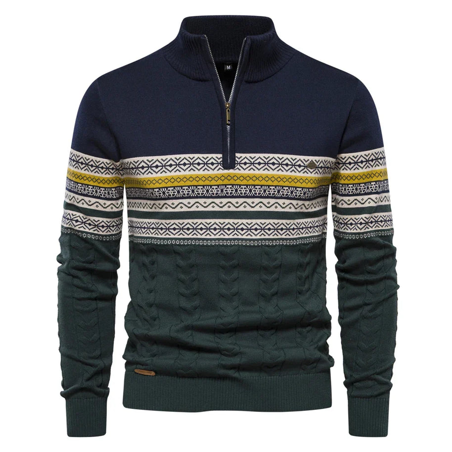 WW - Pullover mit Retro-Muster