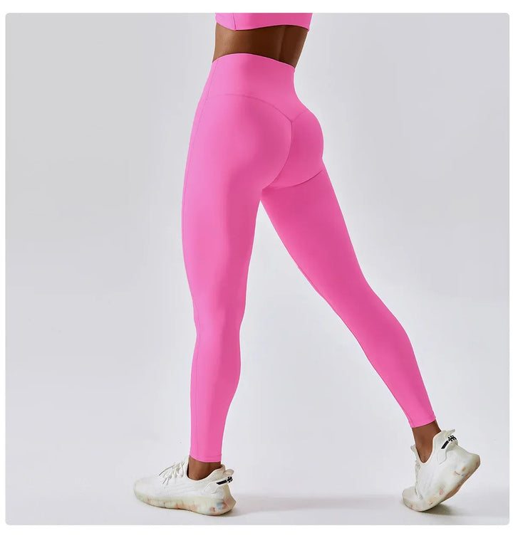 W&W Mode | Atmungsaktive Push-up Yoga Leggings Mit Pfirsich Hebung