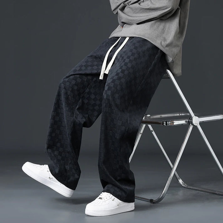 W&W Mode | Stylische Jogginghose Mit Karomuster