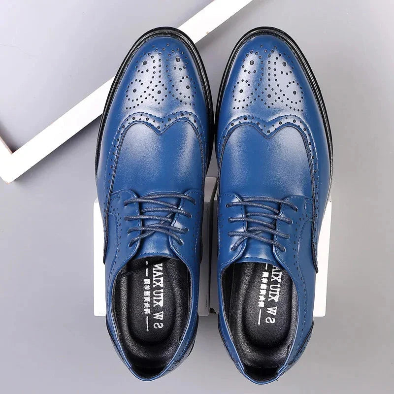 W&W Mode | Bequeme Oxford Herren Business Anzug Schuhe