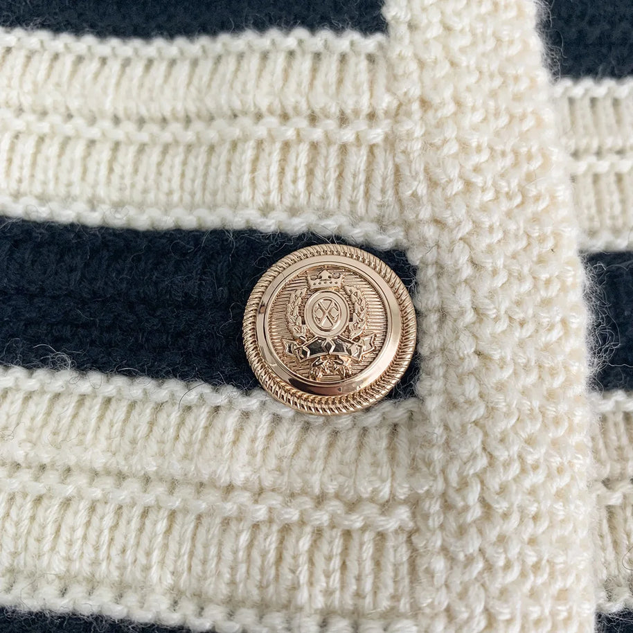 Gestreifter Cardigan