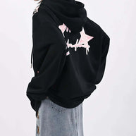 WW | Oversized Damen Hoodie Mit Print | Bequemer Streetwear Pullover