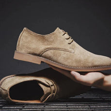 WW | Atmungsaktiv Weich Anzugschuhe Herren Aus Kalbsleder