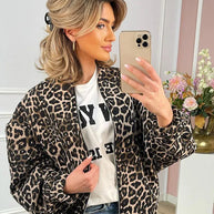 WW | Jacke mit Leopardenmuster für Damen