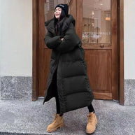 WW - Langer Daunenjacke - Stil Mit Kapuze