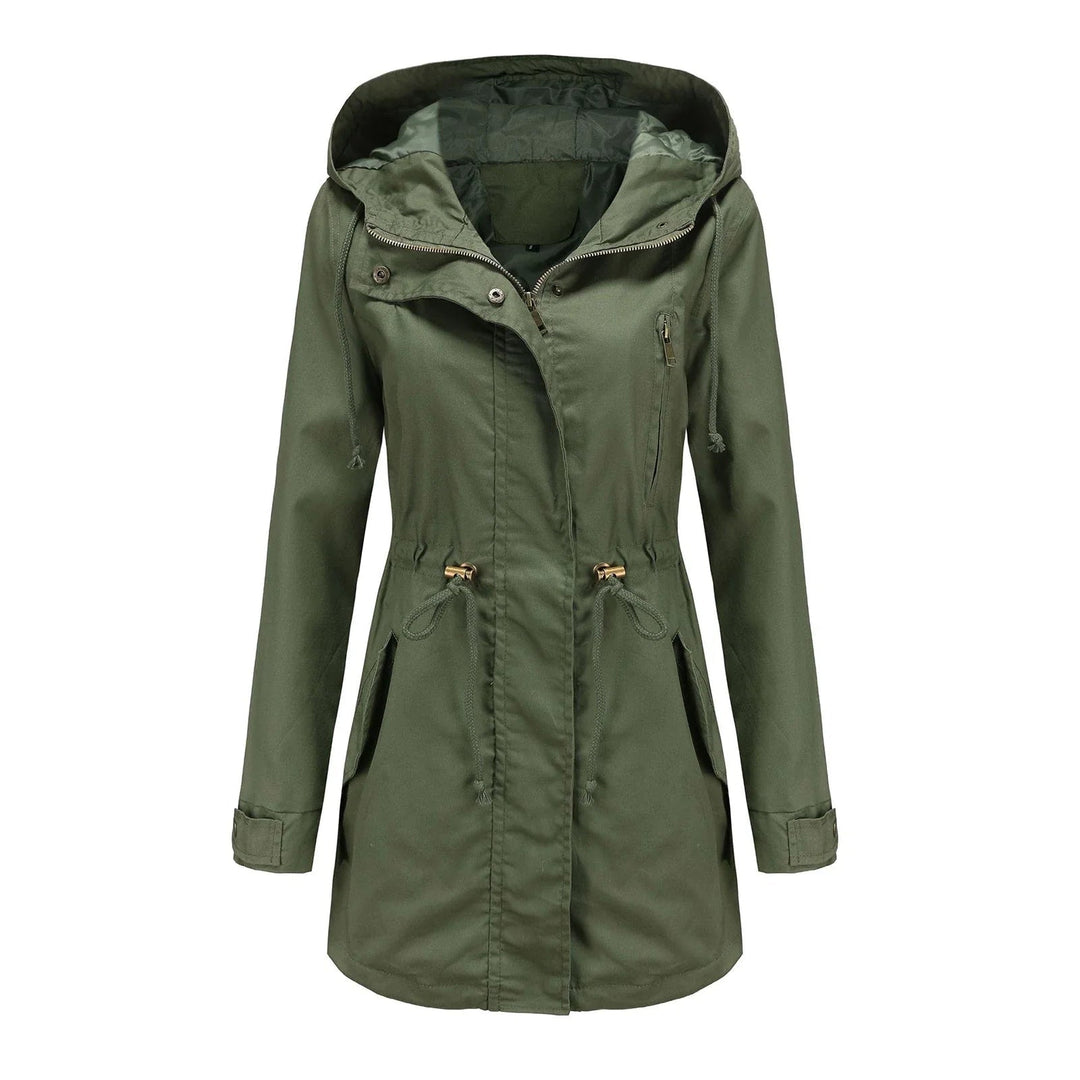 W&W Mode Elegante Wasserdichte Outdoor Regenjacke Für Damen | Perfekt Für Outdoor-Aktivitäten