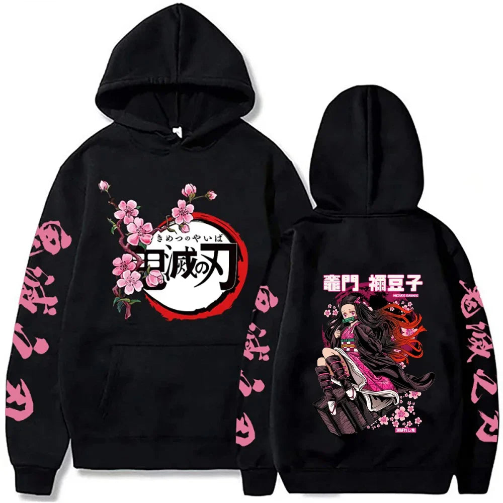 Wolff | Cherry Blossom Grafik Hoodie für Damen