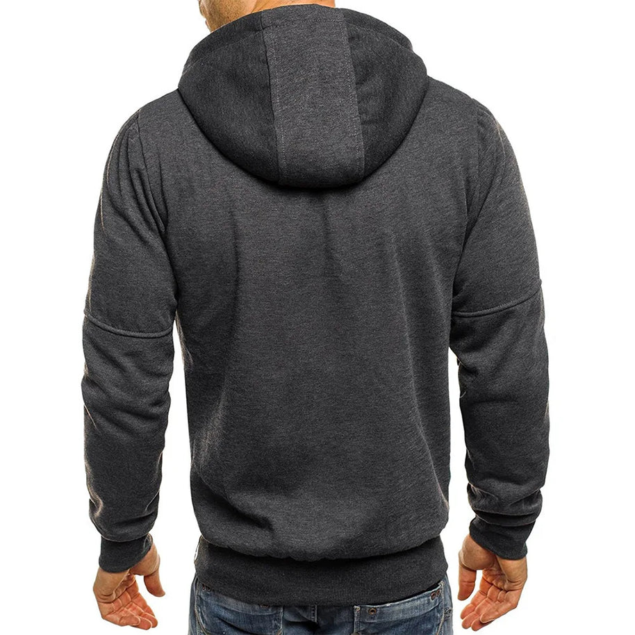 WW | Herren Kapuzenpullover mit Reißverschluss
