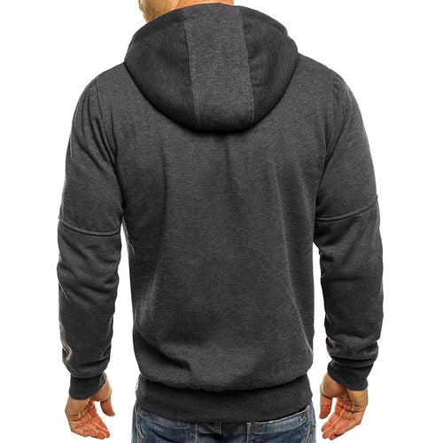 W&W Mode | Herren Kapuzenpullover mit Reißverschluss