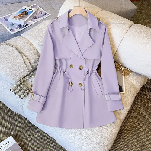 W&W Mode | Eleganter, Mittellanger Trenchcoat Für Damen