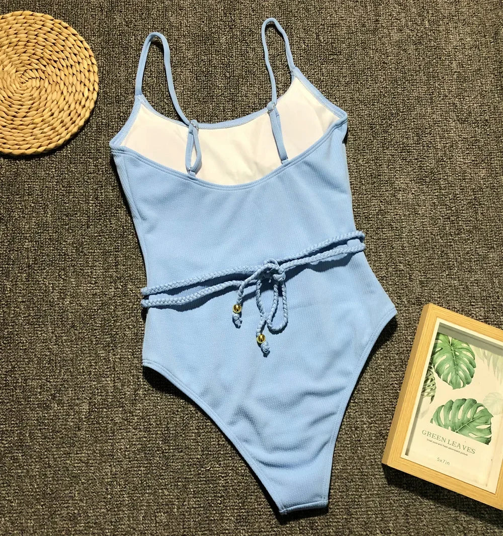 WW De Bain-Badeanzug mit Taillenbund