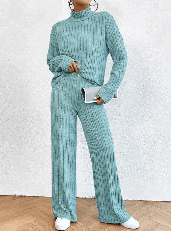 W&W Mode | Strickhose und Rollkragenpullover