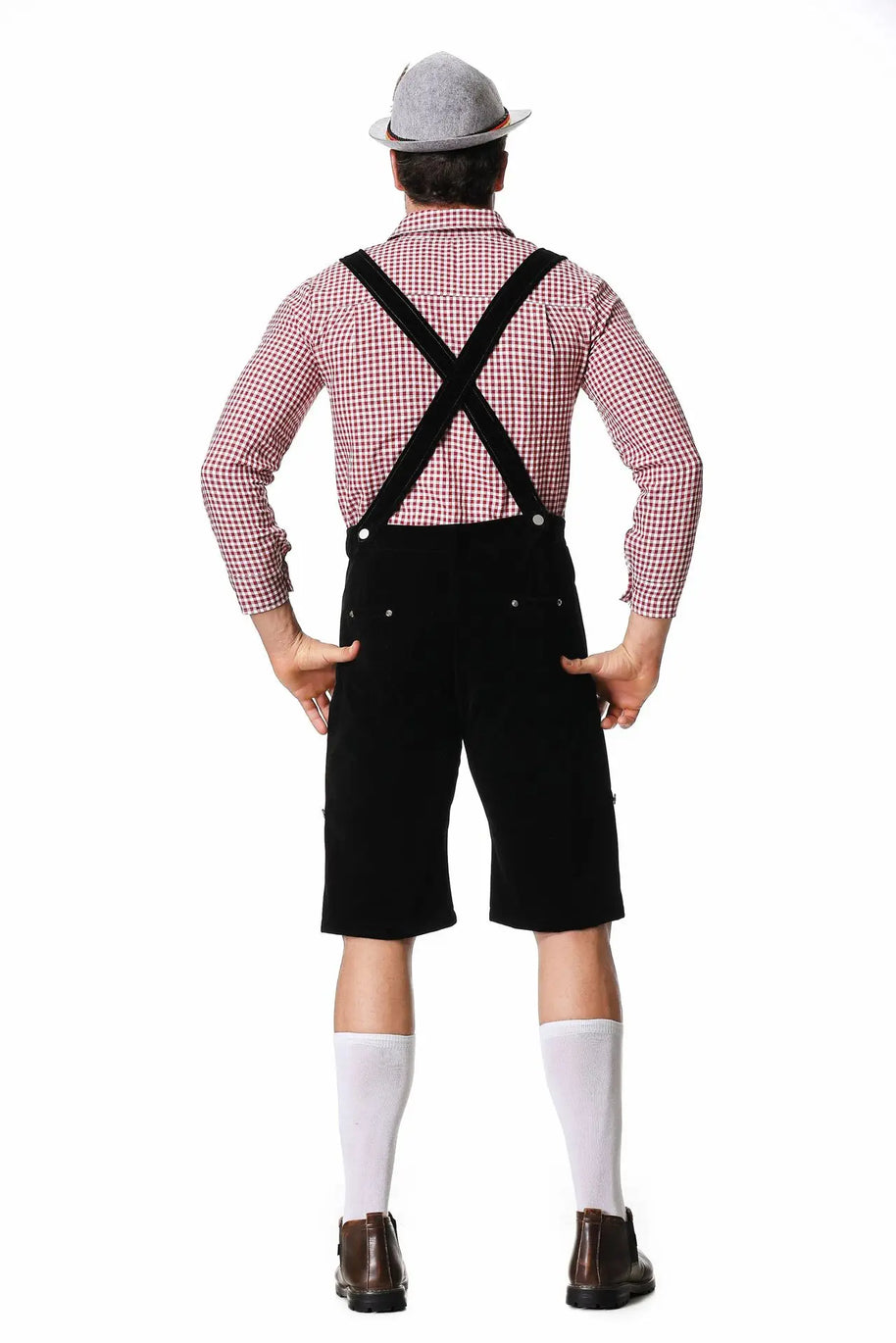 WW | Herren Trachten Lederhose Mit Hosenträgern Perfekt Für Oktoberfest Und Volksfeste