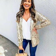 WW | Glänzender Blazer für Damen - Elegant und Glamourös