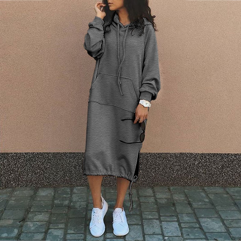 WW | Stilvolles Pulloverkleid Mit Bequemer Passform