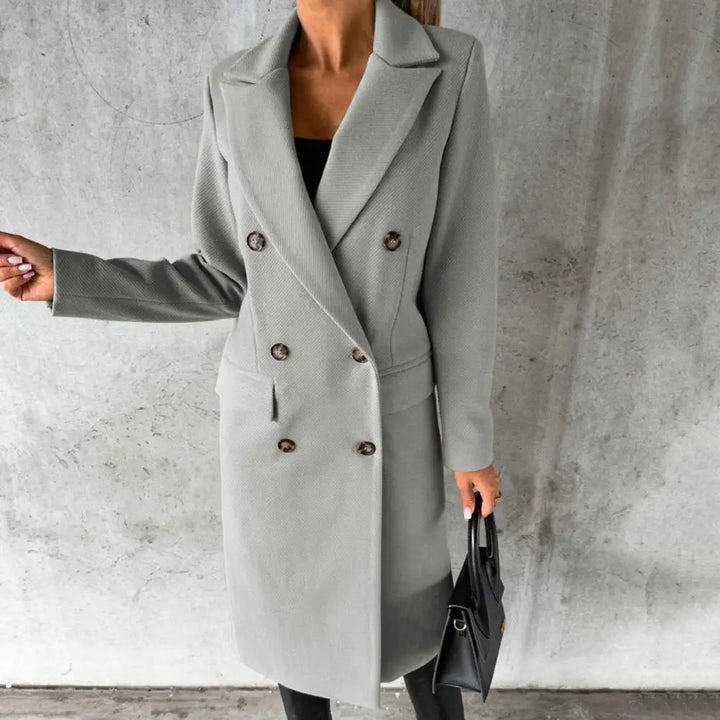 W&W Mode | Eleganter Langer Mantel Für Damen