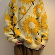 WW - Herren-Baggy-Pullover für Frühling und Herbst im japanischen Retro-Stil
