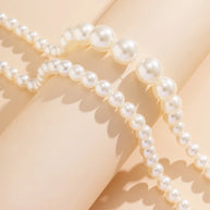 WW | Verziertes Double Layer Halsketten Satz Für Damen