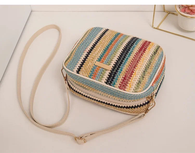 WW | Moderne, Sommerliche, Elegante, Mehrfarbige Umhängetasche Für Damen