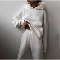 WW - Bequemer Kapuzen-Zweiteiler im Oversize-Look