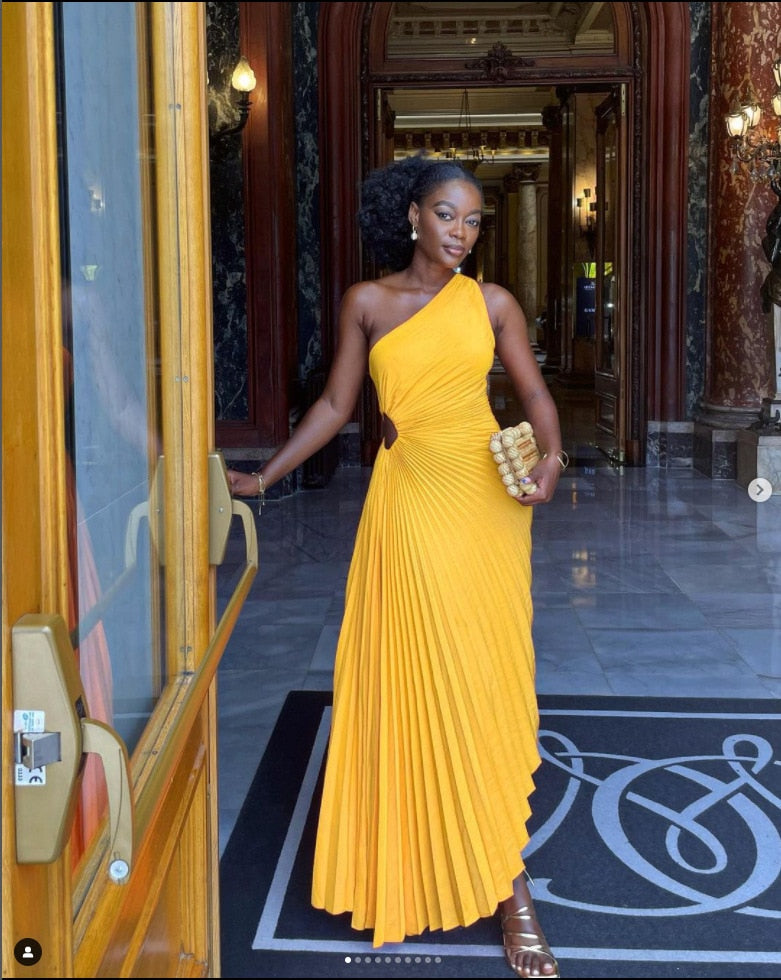 WW | Stehendes Im Schatten Maxi Kleid