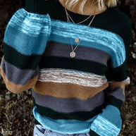 Gestreifte Strickpullover